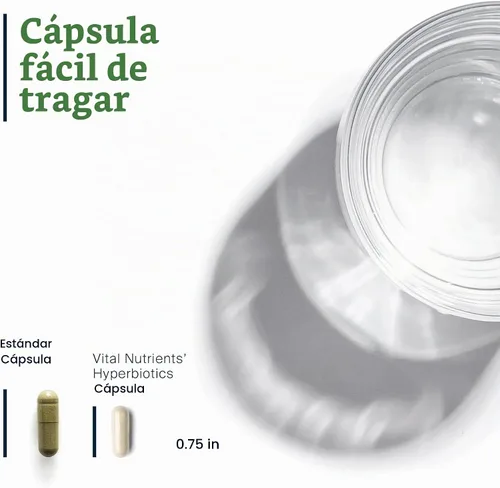 Vista 3 de Vital Nutrients IBS Probiótico, 30 Cápsulas