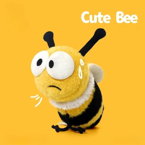 Vista 3 de Animal de peluche de abeja – Juguete de insectos suave y esponjoso de 5.7 pulgadas, lindo peluche para niños, para niños y niñas que aman los bichos
