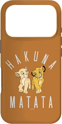 Vista 29 de Funda para iPhone 13 Pro Max Disney The Lion King Simba y Nala Hakuna Matata