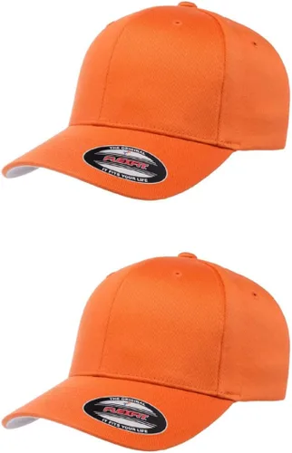 Vista 44 de Gorra de béisbol Flexfit Wooly Combed Premium de 6 paneles estructurada Ajuste elástico Paquete al por mayor disponible Negro