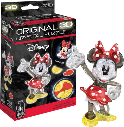 Vista 28 de Disney - Rompecabezas 3D de cristal de Cenicienta Carriage de lujo, rompecabezas de cerebro, a partir de 12 años