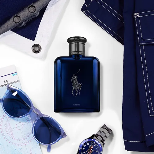Vista 5 de RALPH LAUREN FRAGRANCES - Polo Blue - Parfum - Cologne para Hombre - Acuático y Fresco - Con Cítricos, Madera de Roble y Vetiver - Fragancia Intensa