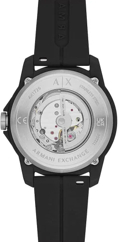 Vista 4 de Armani Exchange Banks - Reloj automático para hombre Negro - Correa