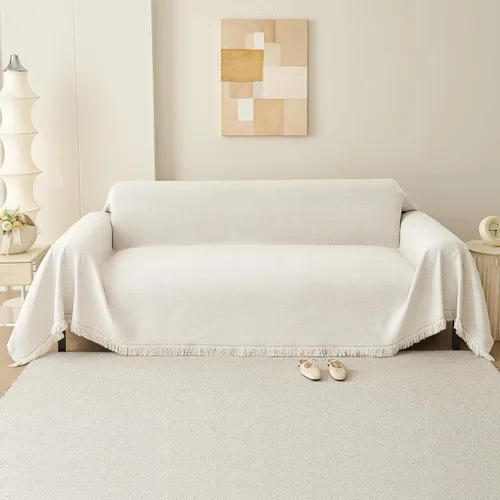 Vista 2 de Funda para Sillón de Sofá de Chenilla Lavable Protector de Muebles Funda para Sofá Reclinable de 1 Pieza Cojín Resistente a Manchas Funda para Silla