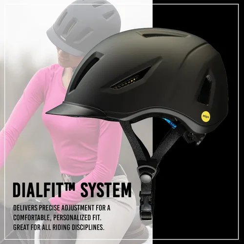 Vista 4 de Troxel Terrain MIPS Cooling Horse Riding Helmet, Low-Profile, Micro-Adjustable Design, Horseback Riding Gear