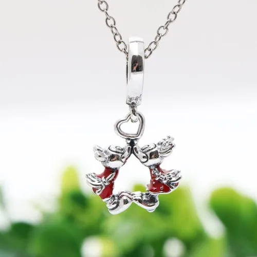 Vista 2 de Ouroyea Charm 925 Sterling Silver PendantGirl Jewelry Beads Gifts for Women BraceletNecklace