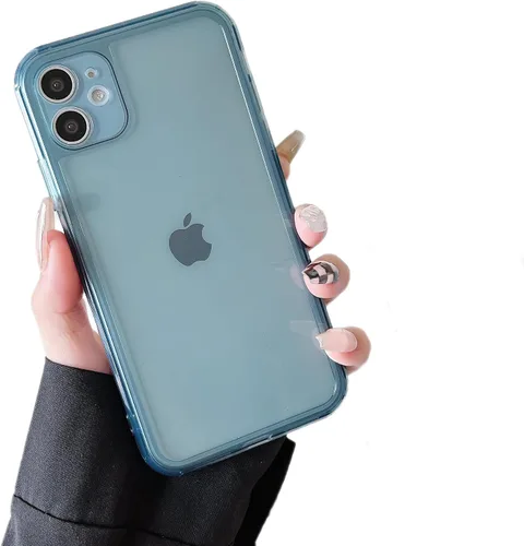 Vista 27 de ZTOFERA Funda para iPhone 7/8/SE 5.5 pulgadas, linda funda de silicona suave transparente con parachoques retro de color transparente a prueba