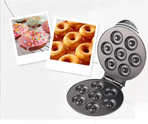 Vista 3 de Donut Maker Mini Donut Maker Easy Release Disipación de Calor Previene el Deslizamiento Mini Donuts Maker Máquina de Donas Fácil Liberación