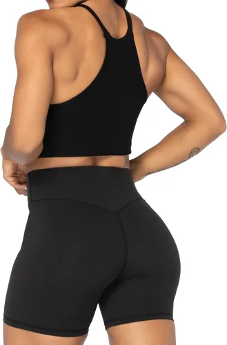 Vista 5 de Sunzel No Front Seam High Waist Biker Shorts for Women, Squat Proof Yoga Workout Gym Bike Shorts
