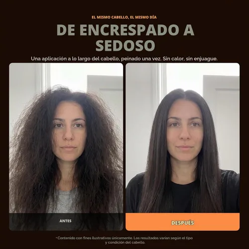 Vista 5 de Morfose Acondicionador profesional sin enjuague de argán, protector térmico para cabello, protección contra el calor en aerosol para el cabello