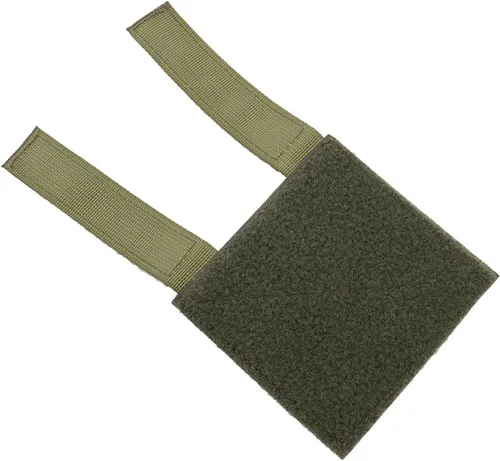 Vista 4 de 2 paneles de parches Molle de gancho y bucle de 4 x 4 pulgadas para tablero de exhibición de insignias e insignias (verde militar)