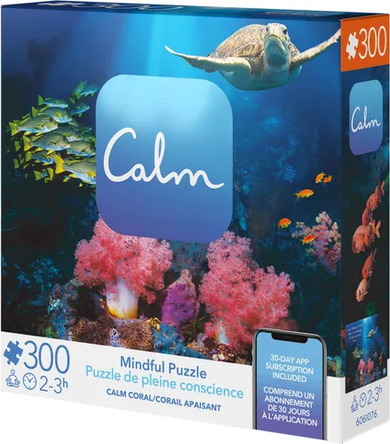 Vista 7 de Rompecabezas de 300 piezas para relajación, alivio del estrés y elevación del estado de ánimo, para adultos y niños a partir de 8 años, coral Coral