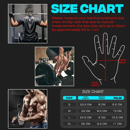Vista 6 de SAWANS Guantes de levantamiento de pesas Gimnasio Entrenamiento Fitness Muñequera Soporte Hombres Mujeres Guantes sin dedos Pantalla táctil de dedo