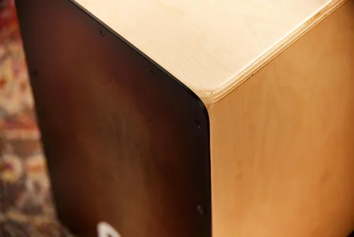 Vista 5 de Cajon Box Drum con cuerdas internas para efecto de trampa, Espresso Burst, no fabricado en China, 100% abedul báltico, serie Woodcraft, 2 años