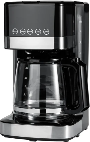 Vista 9 de Amazon Basics Cafetera de goteo de 5 tazas, cafetera con jarra de café de vidrio (0.8 Qt), apagado automático, pausa automática, cesta de filtro