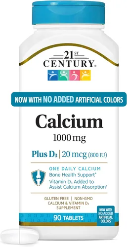 Vista 4 de 21st Century Healthcare - Tabletas de citrato de zinc de 50 mg, 60 unidades Zinc Citrate 50 mg, Immune & Antioxidant Support, A Highly Available