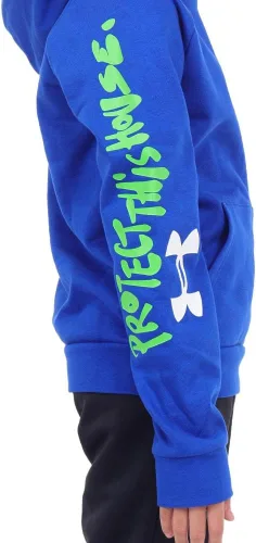 Vista 6 de Under Armour Sudadera con capucha Rival de forro polar para niños