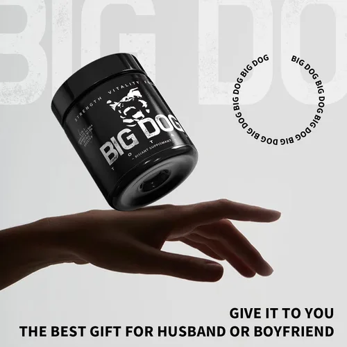 Vista 5 de Big Dog Total Male 3 en 1 Total Alpha Blend - Imprescindible para hombre, sin OMG, energía natural y apoyo de resistencia, 60