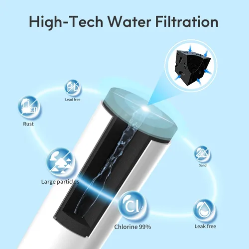 Vista 3 de Lifefilter - Reemplazo para filtros de agua de refrigerador MWF, MWFP, HDX FMG-1, MWFA, GWF, GSE25GSHECSS, WFC1201, RWF1060, 197D6321P006, 9991