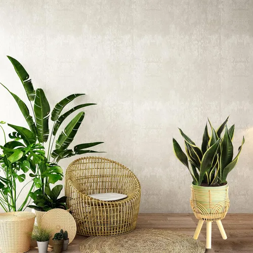 Vista 8 de Soporte para maceta de bambú tejido de ratán con patas, contenedor tejido a mano para decoración de sala de estar, balcón (#1)