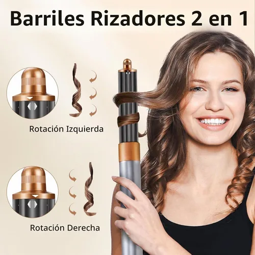 Vista 3 de 1.6 pulgadas Hair Styler Long Hair Barrels Adaptadores Accessaries para Dyson Airwrap Supersónico HS05 HS01 Secador de Pelo Accesorio Automático