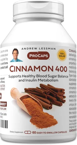 Vista 9 de ANDREW LESSMAN ProCaps Canela 400 mg 30 Cápsulas