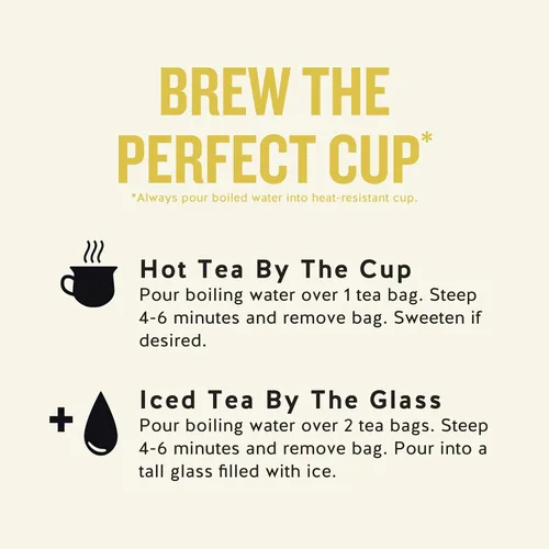 Vista 5 de Celestial Seasonings Lemon Zinger - Té de hierbas, sin cafeína, caja de 20 bolsas de té, (paquete de 6)