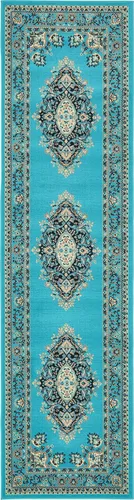 Vista 41 de Unique Loom - Alfombra de área estilo persa tradicional de la colección Reza, de 2 pies 2 pulgadas x 3 pies, colores negro y beige