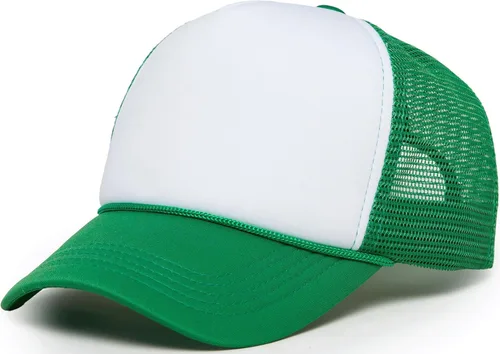 Vista 35 de Funky Junque Sombrero de camionero ligero Snapback de espuma de malla en Negro/Negro