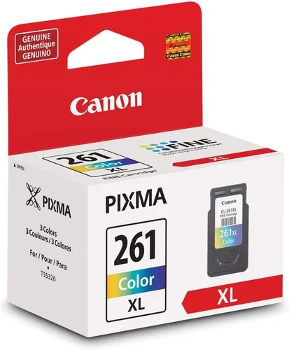Vista 3 de Canon Paquete de 2 cartuchos de tinta de color CL-261XL
