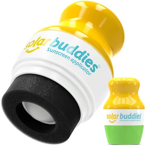 Vista 12 de Solar Buddies Aplicador de Protector Solar – Single Nude – Aplicador Recargable en Rollo con Esponja para Protector Solar, Crema Solar y Loción