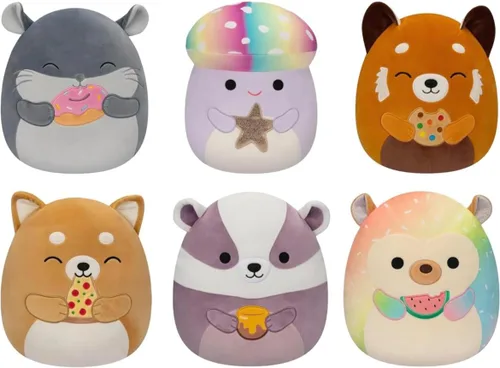 Vista 6 de Squishmallows Mystery - Paquete económico de 3 estrujables de 10 y 8 pulgadas, obtén un peluche grande y dos pequeños de Jazwares por menos, juguete