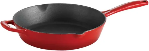 Vista 9 de Tramontina Sartén de hierro fundido esmaltado y horno holandés Sartén perfecta para freír, sellar, estofar y cocinar de horno a mesa