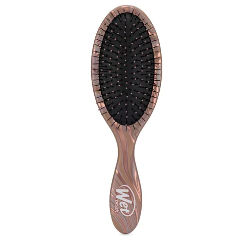 Vista 8 de Wet Brush Cepillo desenredante original, neutro (vórtice con brillantina), cerdas IntelliFlex ultrasuaves, cepillo desenredante que se desliza a