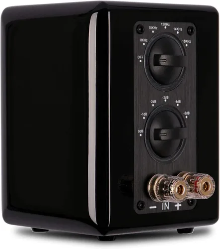 Vista 6 de Aperion Audio PST Planar Magnetic Flat Fibbon Super Tweeter Par De Altavoces MKII - Negro Brillante Brillo negro