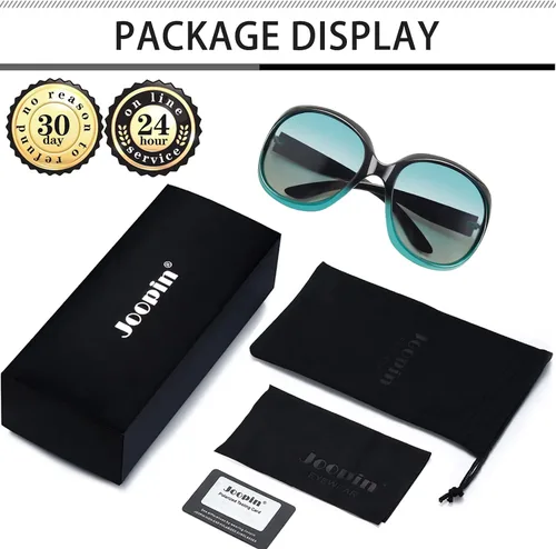 Vista 127 de Joopin Lentes de sol de gran tamaño para mujer, polarizados, grandes, para conducción, protección UV, grandes sombras