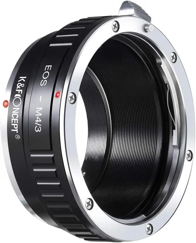 Vista 6 de K&F Concept Adaptador de montaje de lente compatible con Canon EOS (EF/EF-S) Mount Lens a M4/3 (Micro Four Thirds) MFT Olympus Pen y cámaras