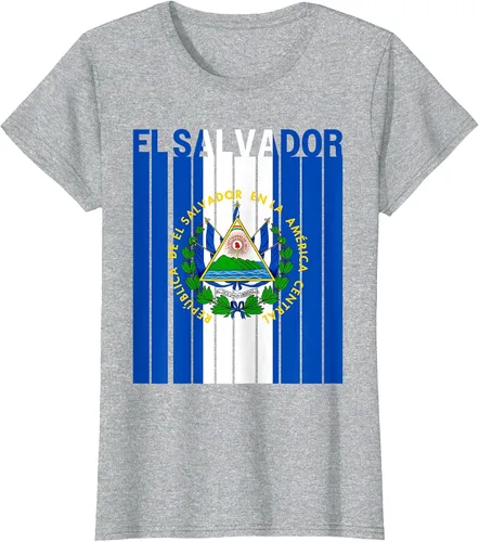 Vista 37 de Camiseta con la bandera de El Salvador