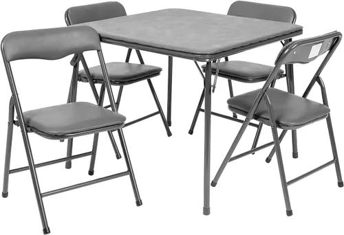 Vista 13 de Flash Furniture Mindy Kids - Juego de mesa y sillas plegables de 3 piezas para guardería y aulas, juego de mesa de actividades y sillas para niños