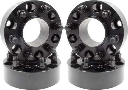 Vista 15 de Wheel Accessories Parts 2 Piezas Espaciadores de Rueda Centrados en el Buje 6x5.5 6x139.7mm 1.00 Pulgada de Grosor 78.1mm Buje M14x1.5 14x1.5 Rosca