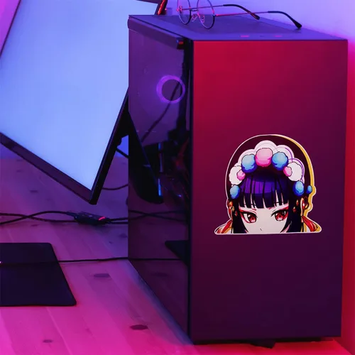 Vista 192 de Pegatinas coloridas con cordón para videojuegos de impacto