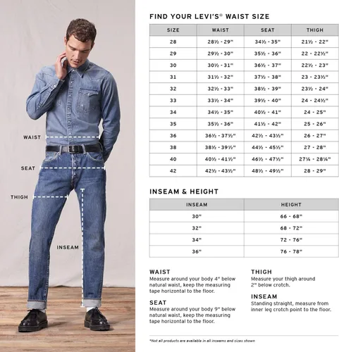 Vista 4 de Levi's - Jeans 501 de ajuste original para hombre