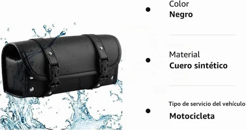 Vista 6 de Bolsa de herramientas de motocicleta adecuada para Harley Suzuki Kawasaki Bolsa de herramientas universal Bolsa lateral de motocicleta, Bolsa