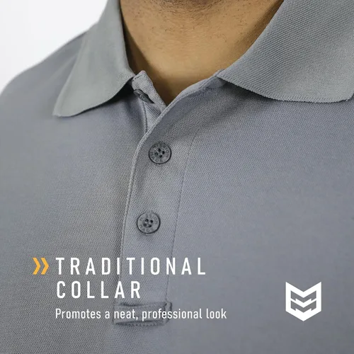 Vista 4 de Mission Made Polo táctico, uniforme militar para hombre