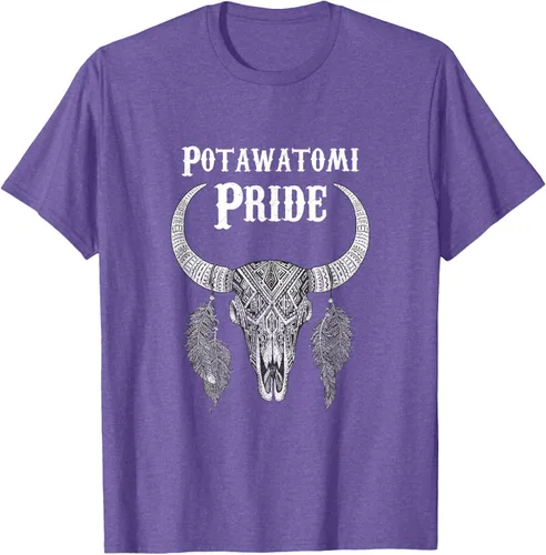 Vista 9 de Potawatomi Pride Tribe Native American Indian Buffalo Camiseta