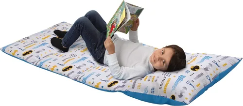 Vista 2 de Marvel Spiderman to The Rescue - Tapete para siesta de lujo, color rojo, blanco y azul