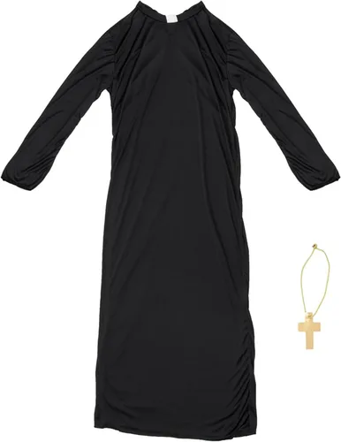 Vista 4 de Disfraz de Sacerdote Rezerful para hombre Batas de pastor monje santo multicolor XXL