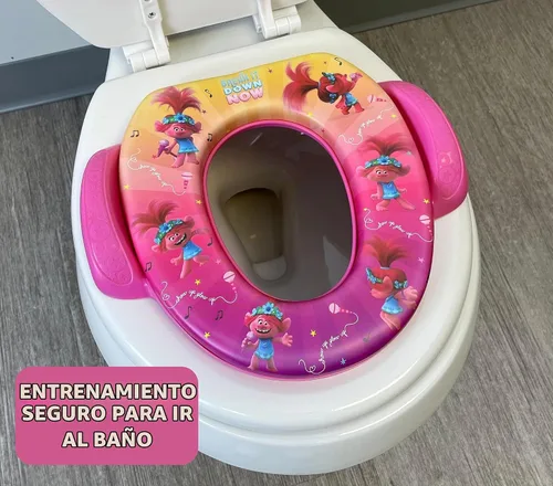 Vista 2 de NBC Universal Trolls - Asiento suave para orinal