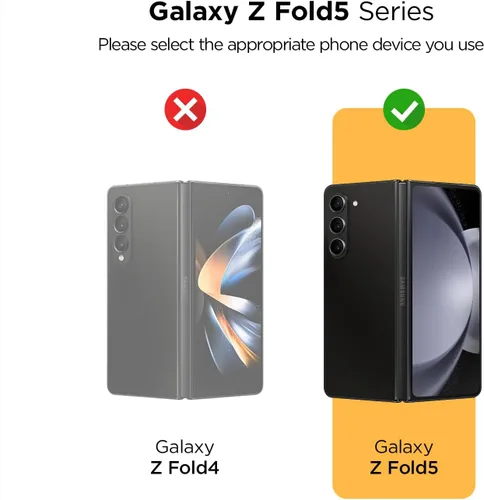 Vista 8 de VRS DESIGN Funda de teléfono para Galaxy Z Fold 5 5G (2023) [Terra Guard Modern], funda de estilo moderno y limpio de alta calidad