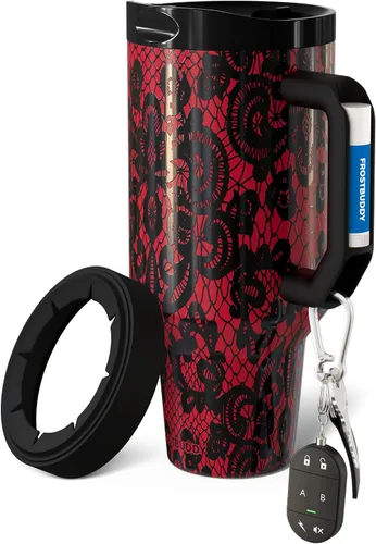 Vista 121 de Frost Buddy Thicc Buddy - Vaso aislado de 16 onzas (amor americano)